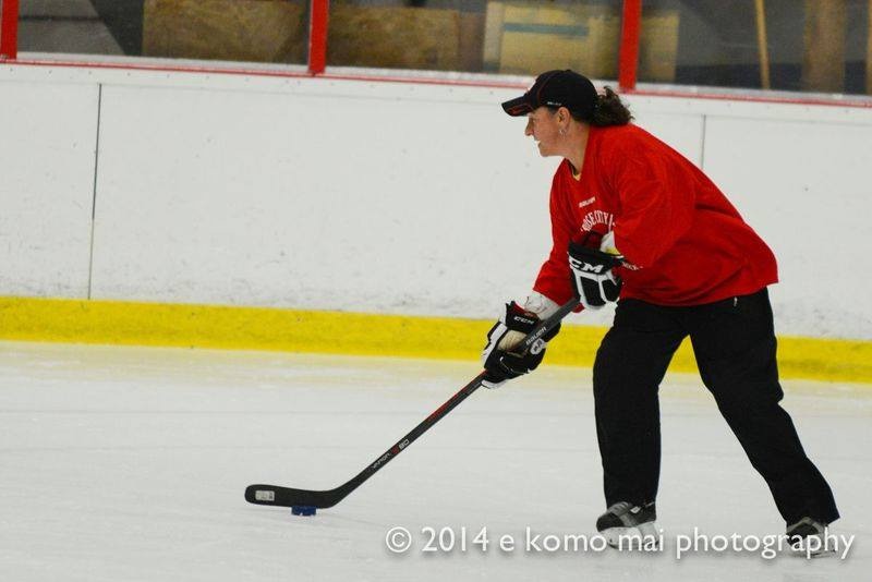 Dr. Kate Coaching Hockey